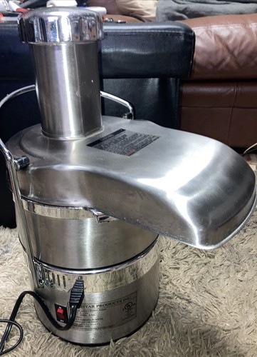 JACK LaLanne's POWER JUICER PRO E-1189 STAINLESS STEEL TriStar Production TESTED