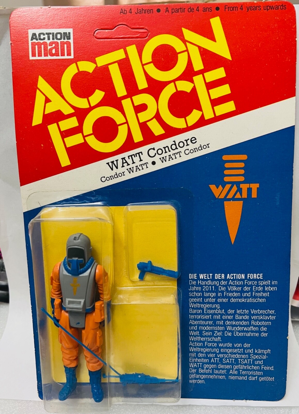 Hasbro GI Joe Action Force Palitoy WATT Condore Space rare Hasbro GI Joe Action Force Palitoy WATT Condore Space rare