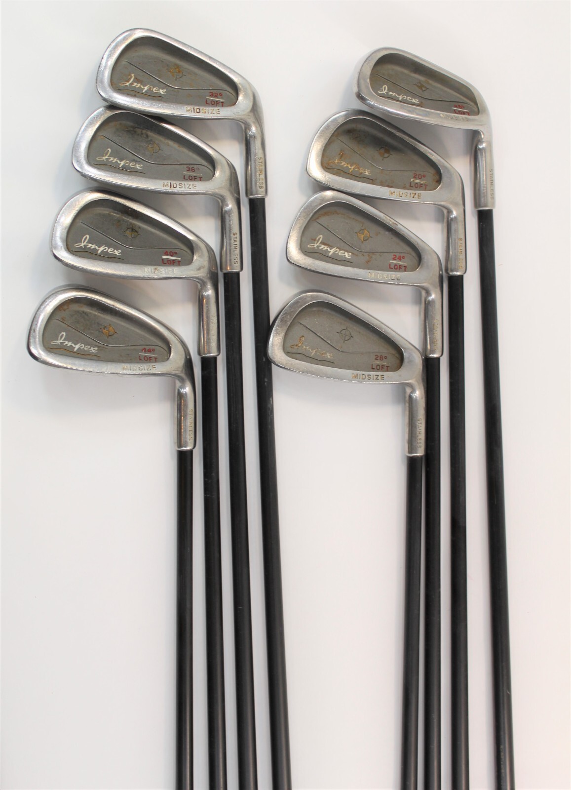 IMPEX Midsize Iron Set, 3 - PW 8Pc Iron Set RH Reg Flex Graphite Shaft