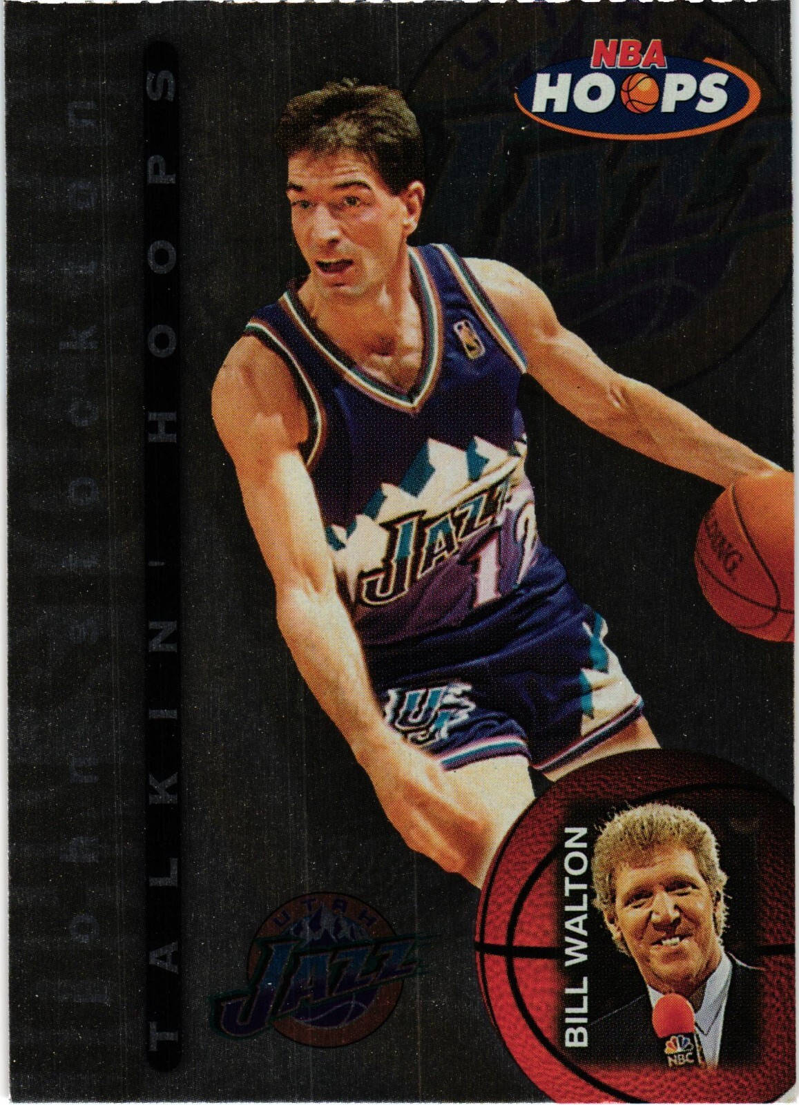 1997 NBA Hoops Talkin' Hoops #26 John Stockton Utah Jazz