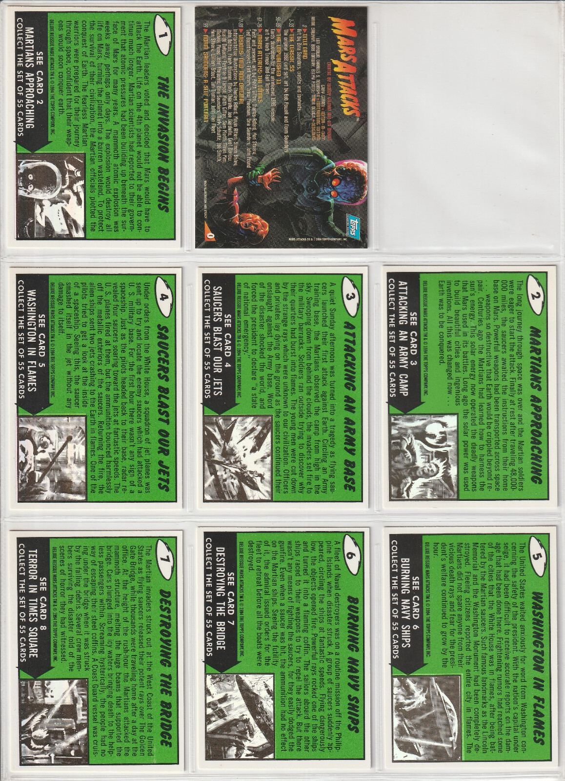 Topps Mars Attacks Archives 1994 Pick your Cards $1.00 - $2.00 Each