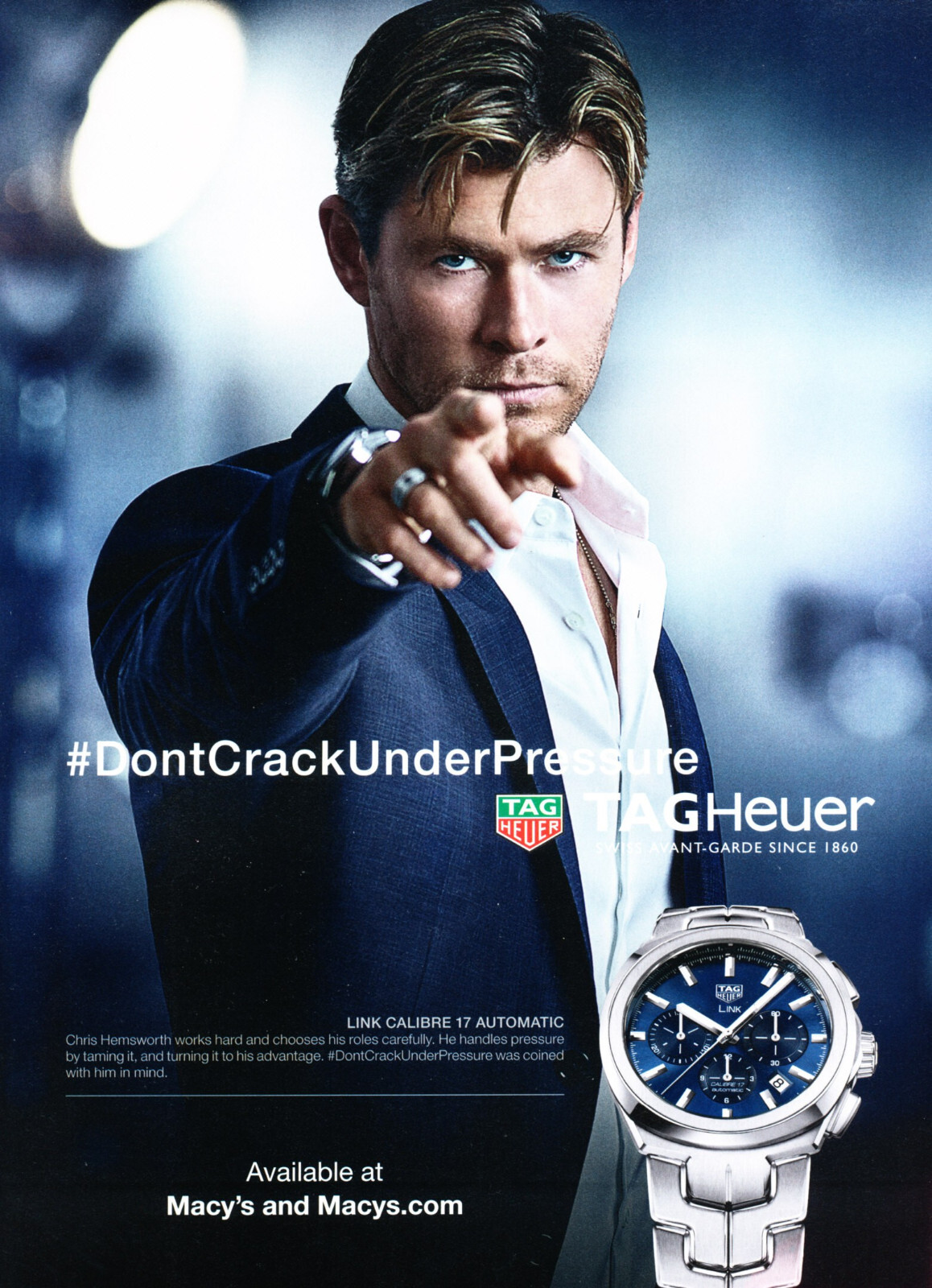 TAG Heuer 雑誌 Heuer TAG - BRAND 亮が選ぶのは〈タグ・ホイヤー〉の“カレラ”！挑戦する Official