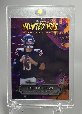 2024 Wild Card Haunted Hits Caleb Williams 1/2 RC Monster Hunt Bears QB HHW-CW