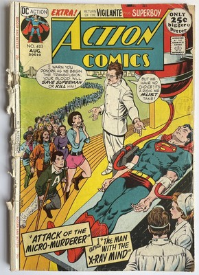 Action Comics #403 (1971) 52 page Giant Low Grade Detached Cover