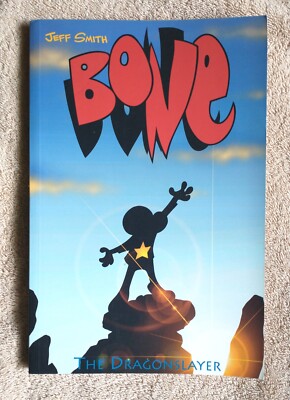 Bone Volume Four: The Dragon Slayer by Jeff Smith 1997 1st Ed TPB 170 pp EUC