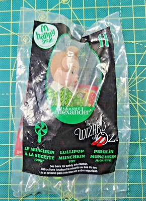 SEALED 2008 Madame Alexander WIZARD OF OZ DOLL #11 Lollipop Munchkin McDonald s