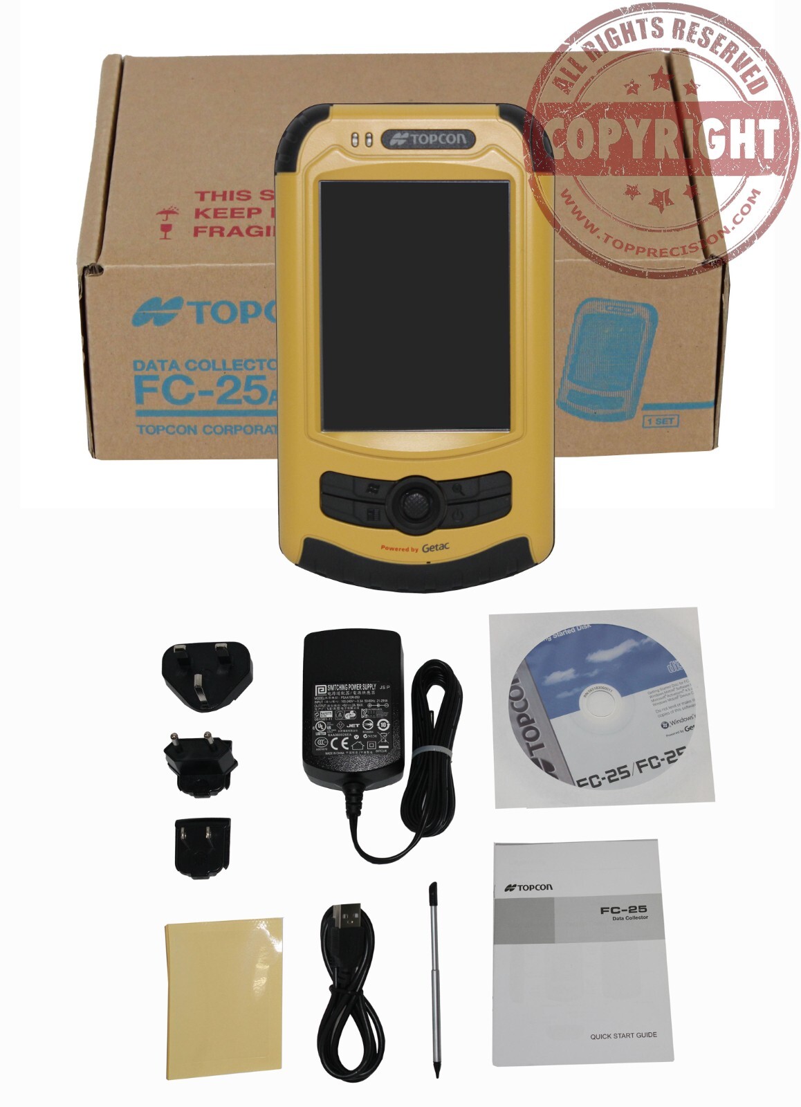 TOPCON FC-25A DATA COLLECTOR NO SURVEYING SOFTWARE, TRIMBLE