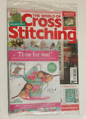 The World of Cross Stitching Magazine + GIFT November 2020 Time For Tea