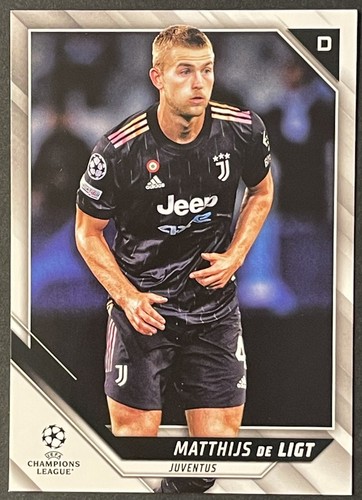 Juventus DE LIGT（デリフト）4番 2021-22 Topps UEFA Champions League #44 Matthijs de Ligt