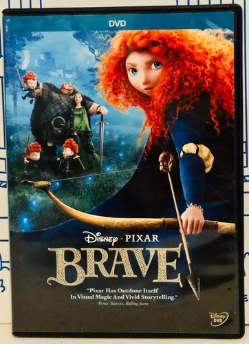 Disney BRAVE DVD Movie Cartoon Kids Princess Merida Pixar