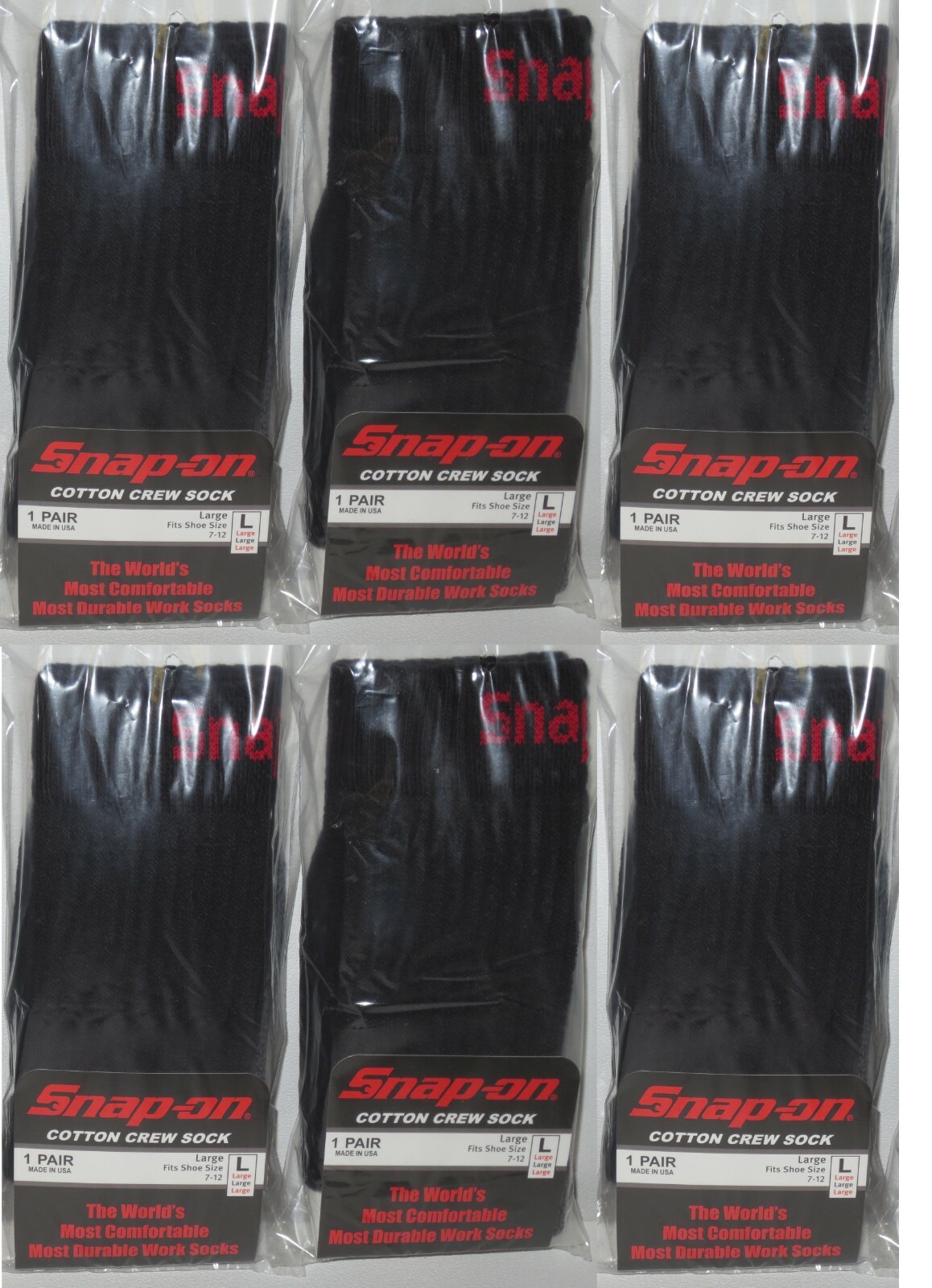 Men's Black - Large ~ Free Ship ~ Made In Usa *new*