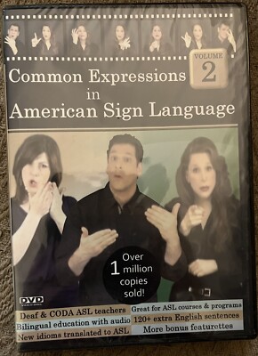 Common Expressions in American Sign Language, Vol. 2 (DVD, 2010)