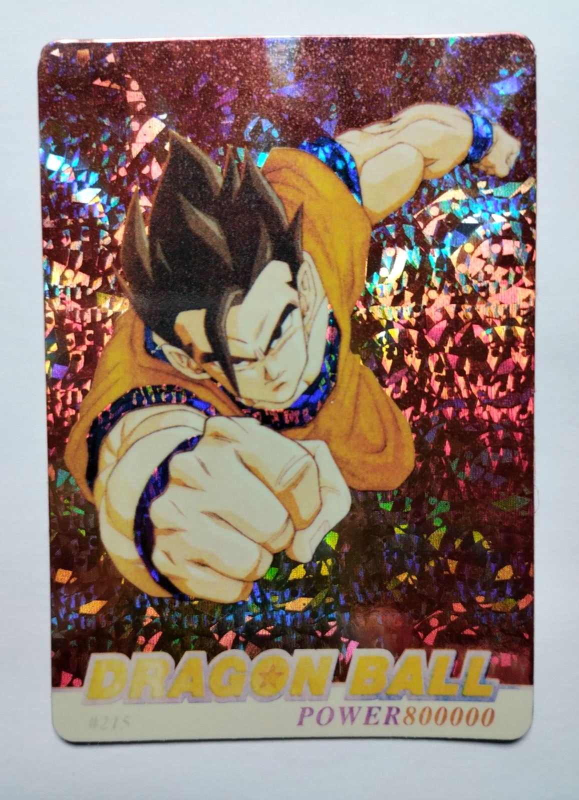 1999 DRAGON BALL Z Card #215 SON GOHAN FINAL STATE VTG Foil 1999 DRAGON BALL Z Card #215 SON GOHAN FINAL STATE VTG Foil