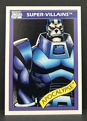 1990 Marvel Impel Apocalypse #80 Super-Villains 