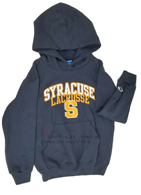 Syracuse University Orange Lacrosse Hoodie Fleece Pullover Sweatshirt Y-Medium 8
