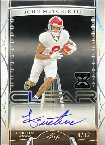 2022 Leaf Trinity John Metchie III #CA-JM2