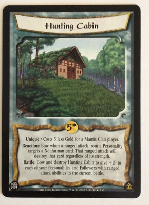 Hunting Cabin L5R Legend of the Five Rings CCG Fall of Otasan Uchi FOU