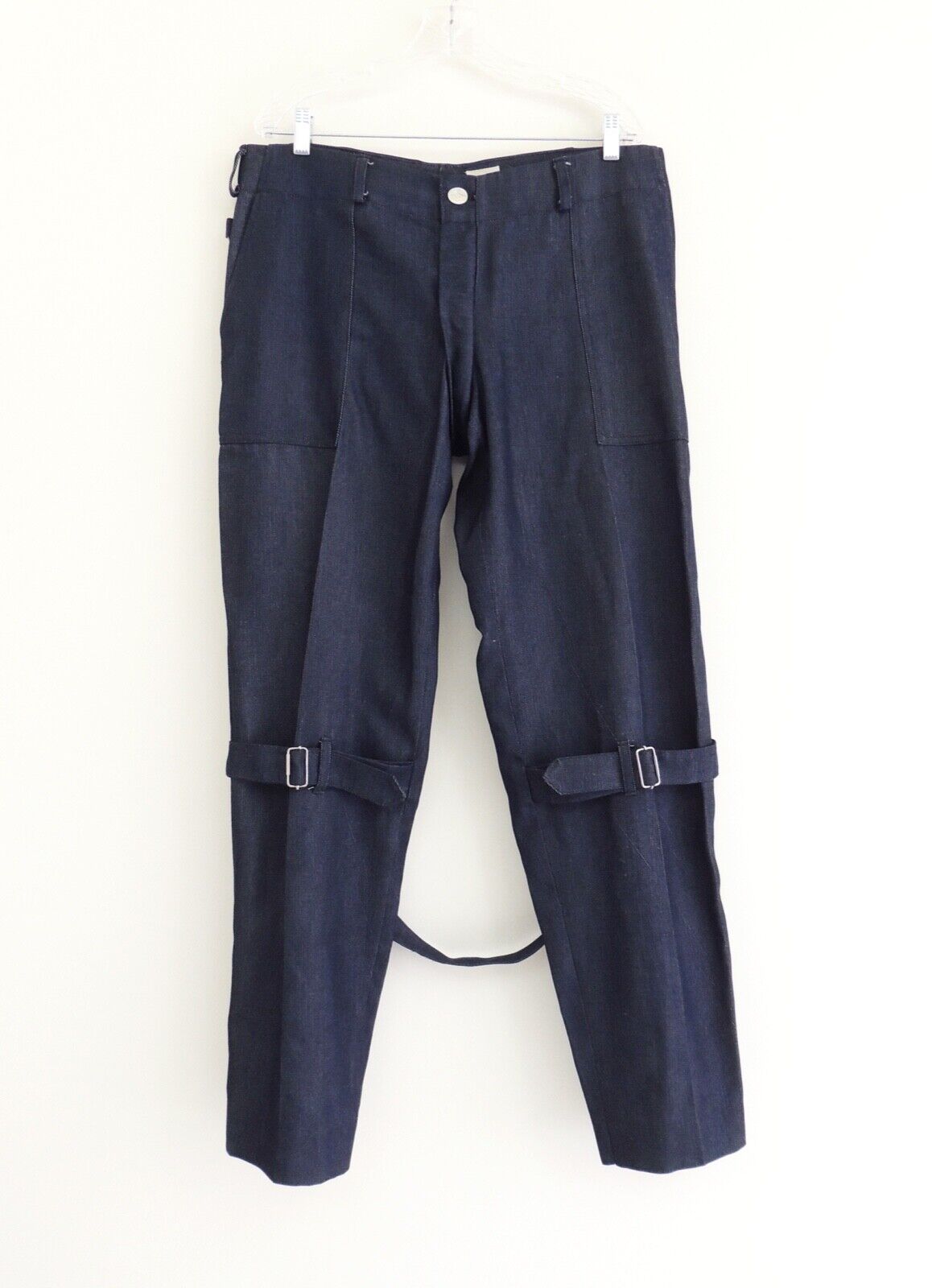 VIVIENNE WESTWOOD - Indigo Denim bondage Pants Jeans Punk VIVIENNE WESTWOOD - Indigo Denim bondage Pants Jeans Punk