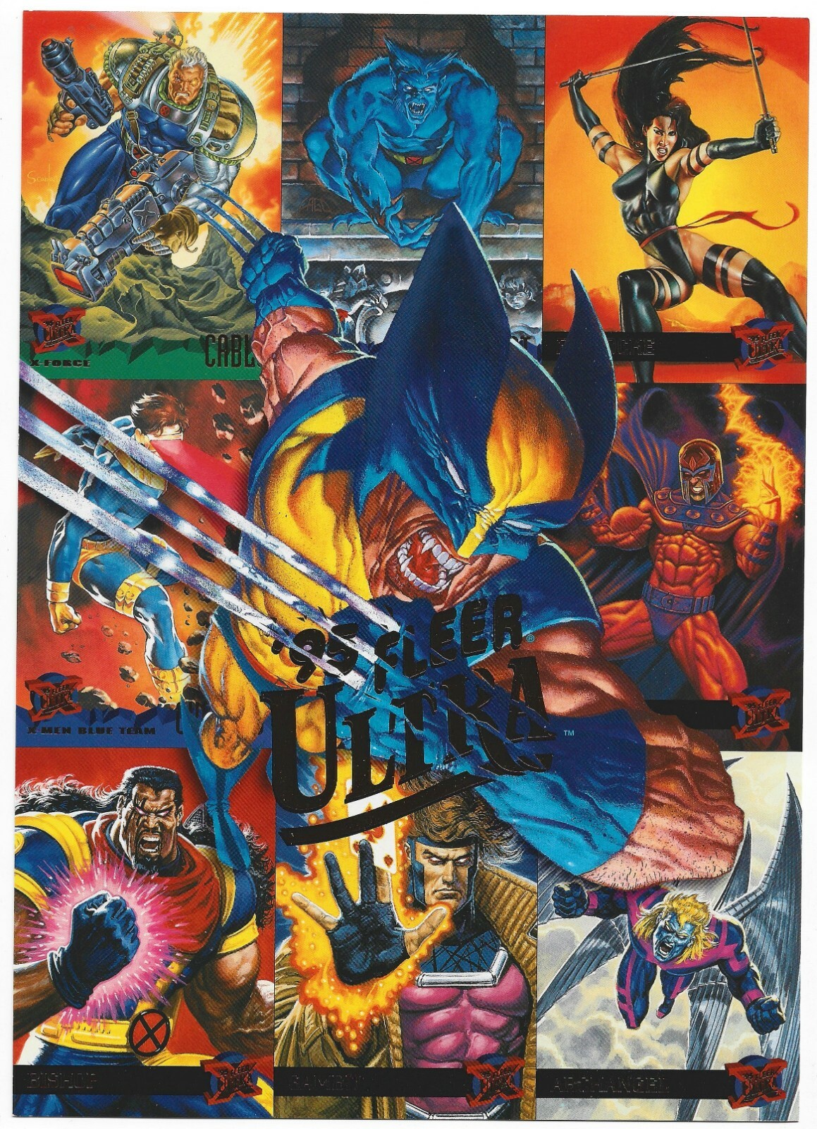 X-MEN トレーディングカード　FLEER ULTRA 95 コンプ　マーベル 1995 Fleer Ultra X-Men BASE 150 CARD Set WOLVERINE SPRING