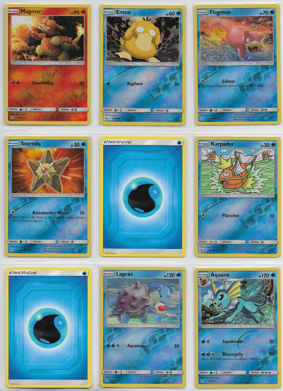 Lot - Reverse Holo -Basis Karten Sammlung- Verborgenes Schicksal 2019 -DE- Mint