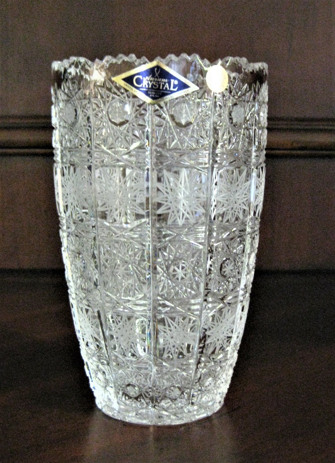 Bohemia Czech Crystal Vase, 6