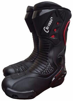 Neue hochwertige Motorradstiefel Laufschuhe Rot weiß Ro 40 41 42 43 44 45 46