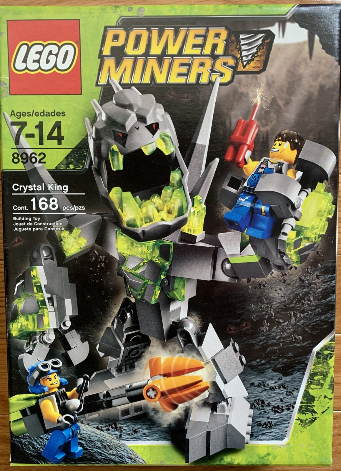 LEGO 8962 Power Miners Crystal King Retired Hard to Find Set Brand New