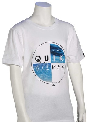 

Футболка Quiksilver Boys Blazed — белая — новинка, Белый