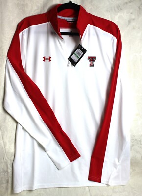 Under Armor Texas Tech LG Long Sleeve Pullover Quarter Zipper