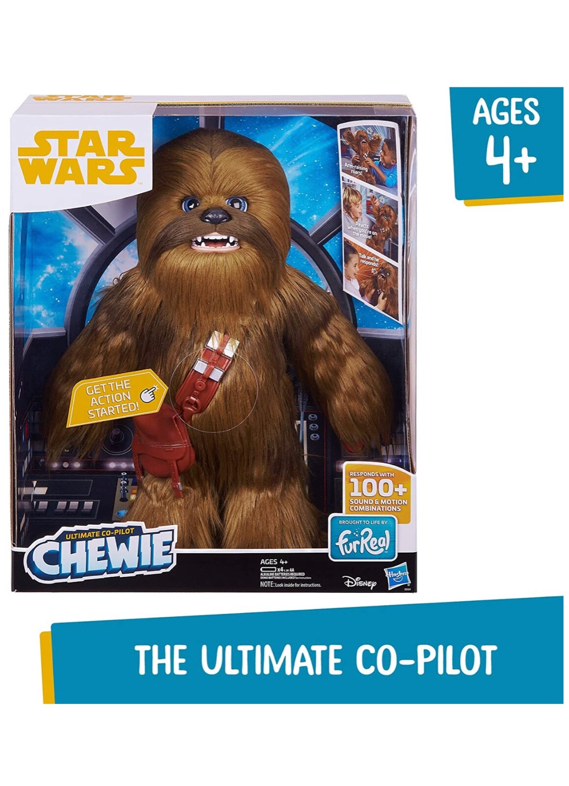 Star Wars Ultimate Co-pilot Chewie Interactive Plush Toy, brought to life  (a) | eBay