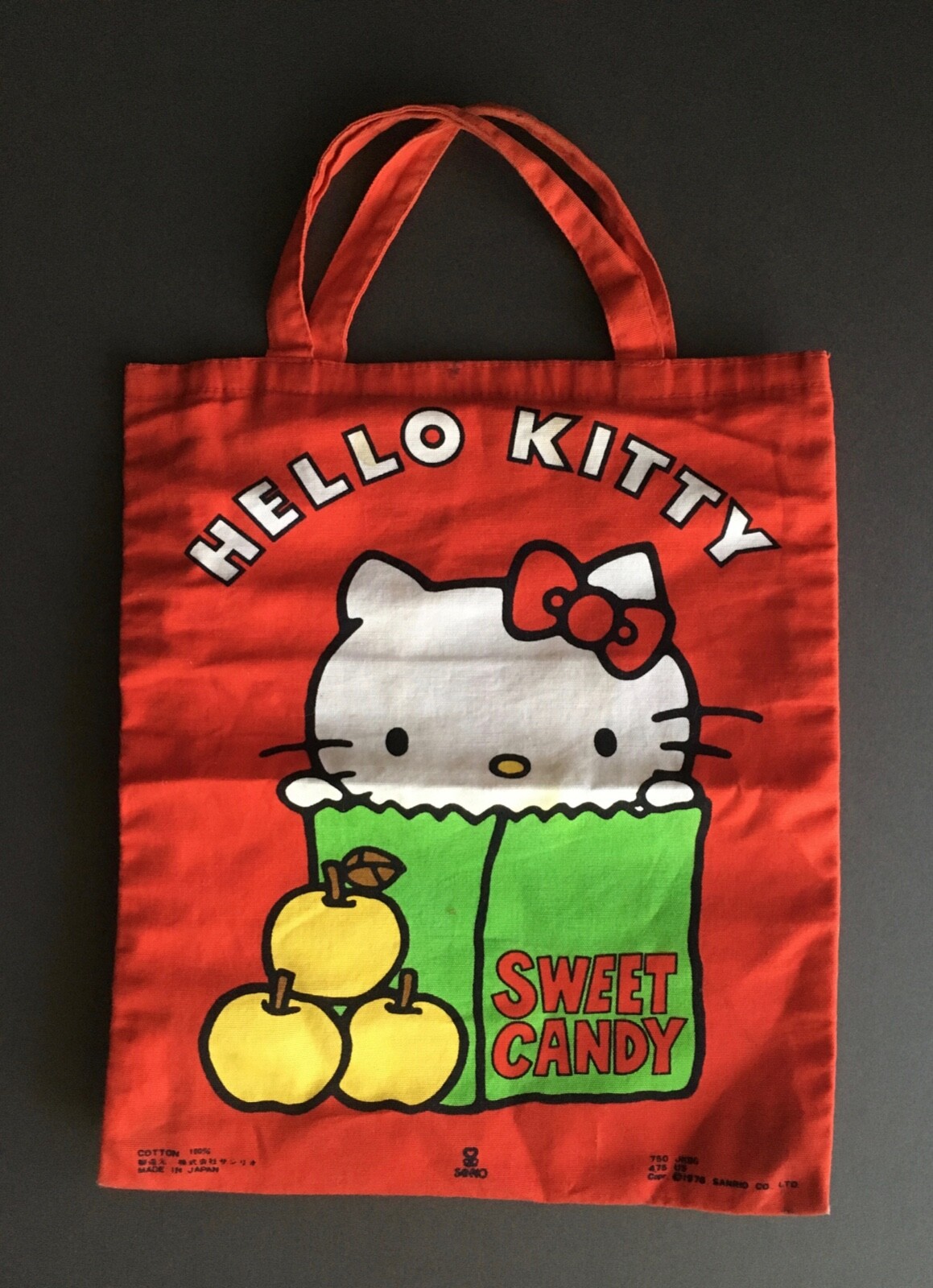 Hello Kitty 手提げ袋 1976年デザイン Hello Kitty 手提げ袋 1976年デザイン - メルカリ