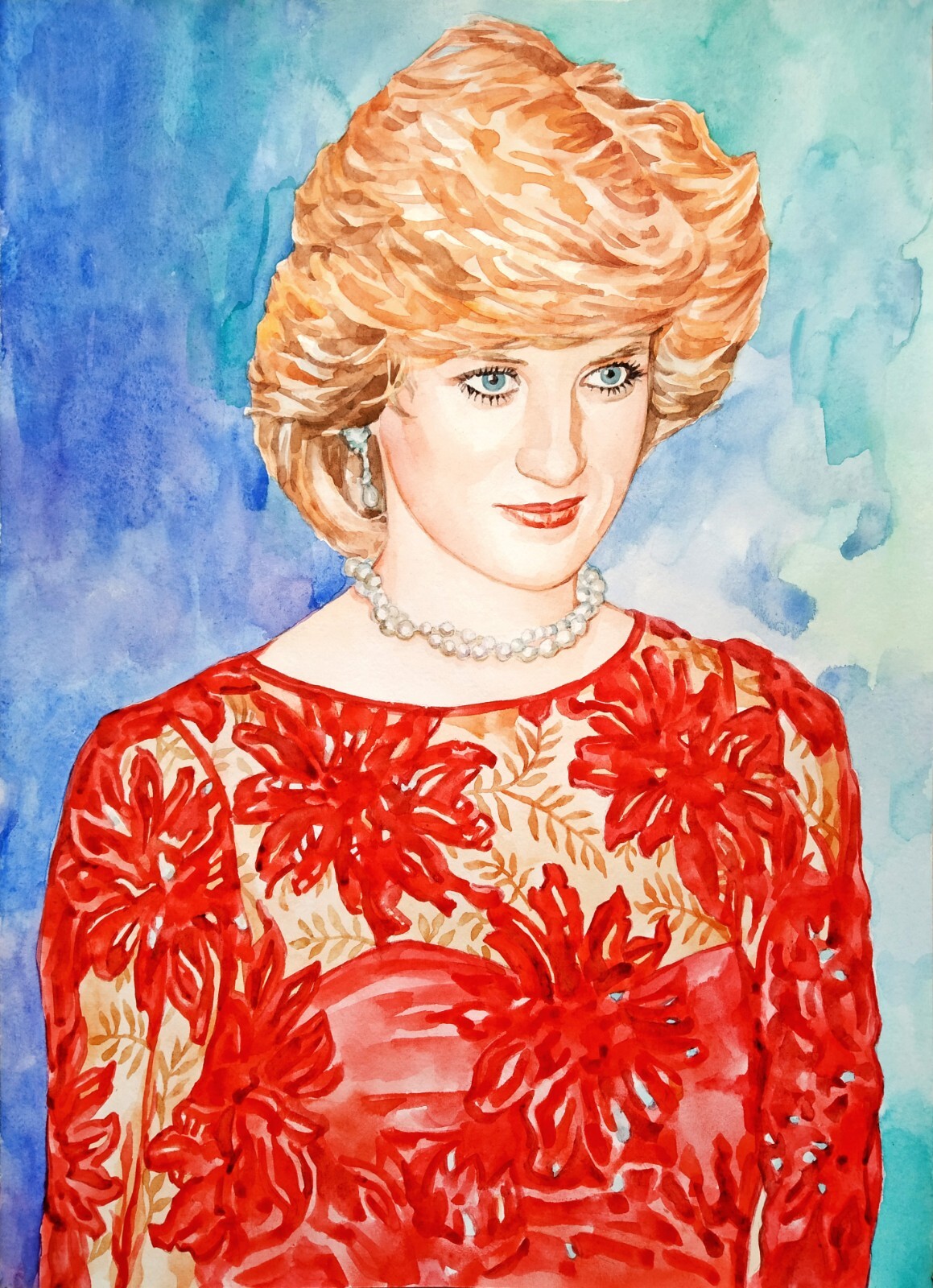 【J17732】DIANA A PORTRAIT J17732】DIANA A PORTRAIT Princess Diana portrait Limited