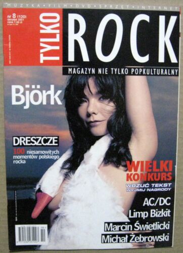 Magazine 2001 Poland Björk AC/DC Angus Young Robert Plant