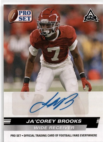 2022 Leaf Pro Set Draft Ja'corey Brooks #PSA-JCB