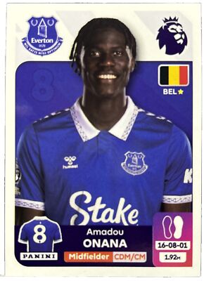 Panini Premier League 2024 - # 266 - AMADOU ONANA - Everton