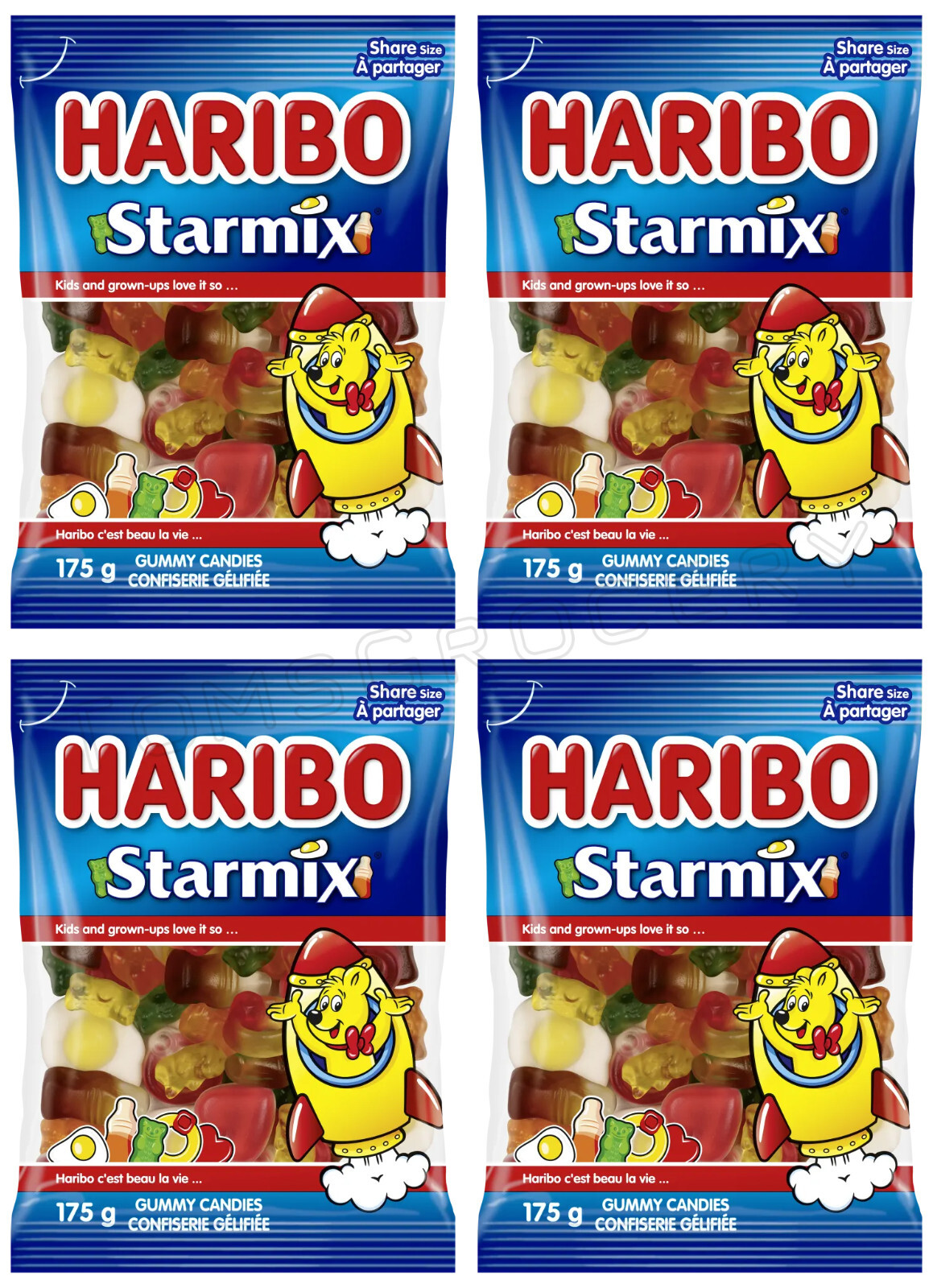 HARIBO HARIBO Gummy Candy, Spring Mix Easter Gummies, 100 Mini Bags
