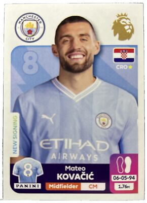 Panini Premier League 2024 - # 417 - MATEO KOVACIC - Manchester City