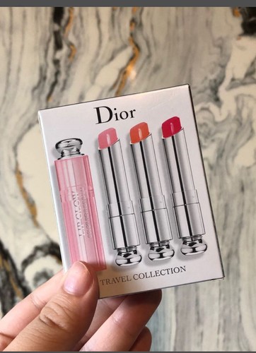 Dior Addict Lip Glow 2本セット（001、004） Amazon.com : Christian Dior Addict Duo Lip Glow Set (No. 001