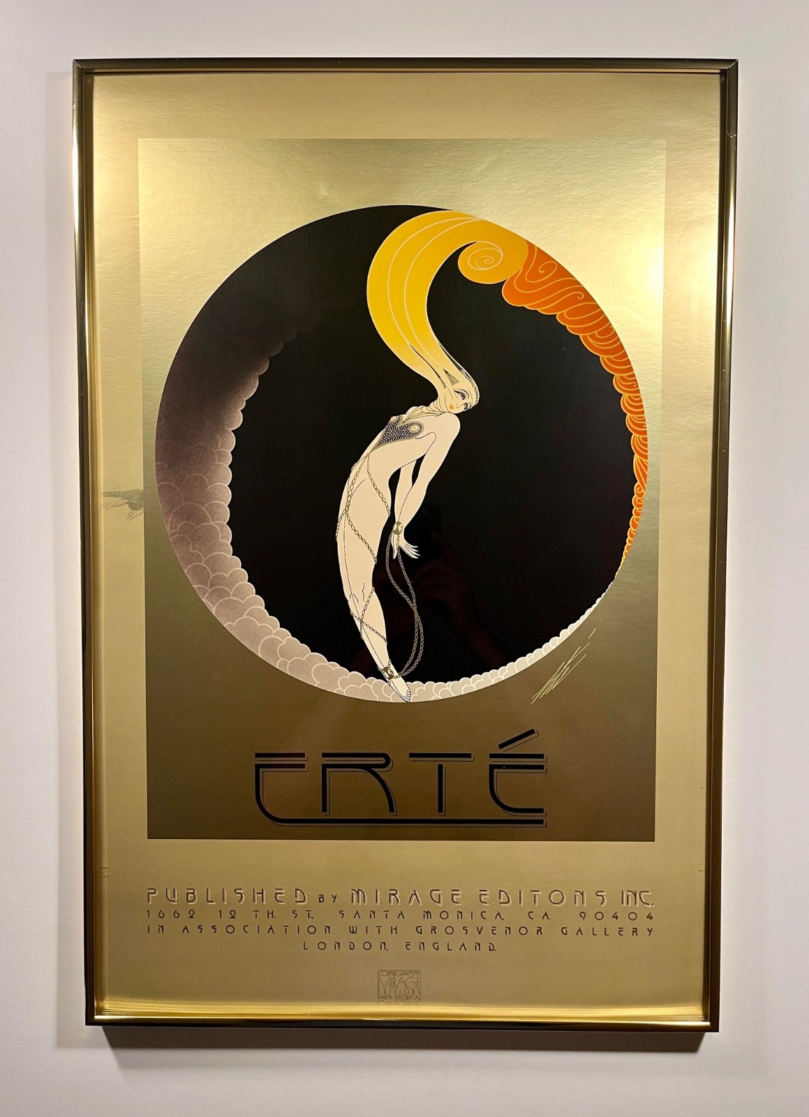 Erte 【Sunrise 】1992  lithograph60限定 Erte 【Sunrise 】1992 lithograph60限定 Erte 【Sunrise 】1992