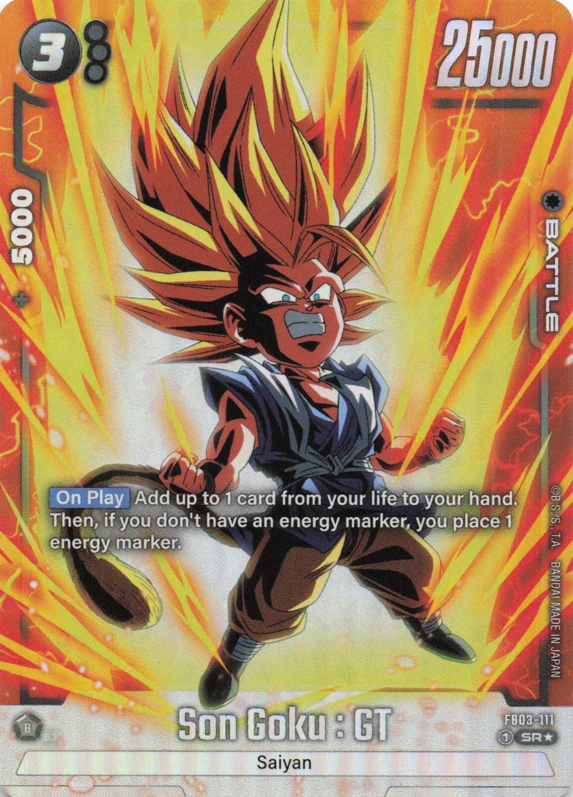 Dragon Ball Raging Roar Secret Rare ENG FB03-139 Son Gohan