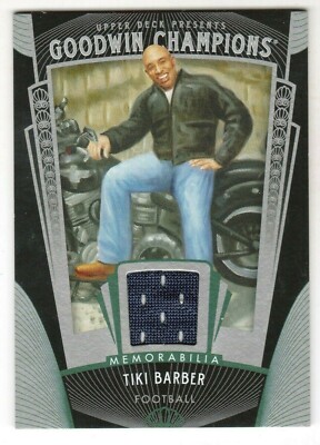 2015 Upper Deck Goodwin Champions # M-BA Tiki Friseur Spiel Trikot