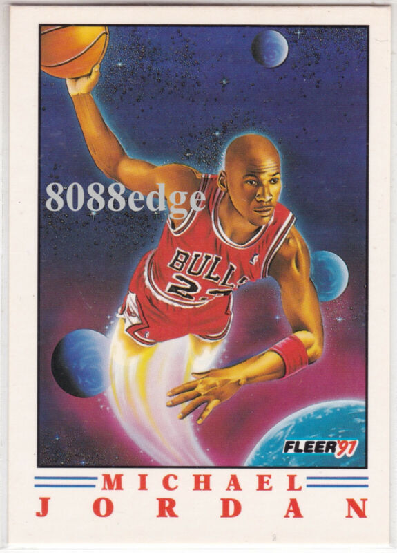 1991-92 Fleer Pro-visions Art Card: Michael Jordan #2 Chicago Bulls "read First"