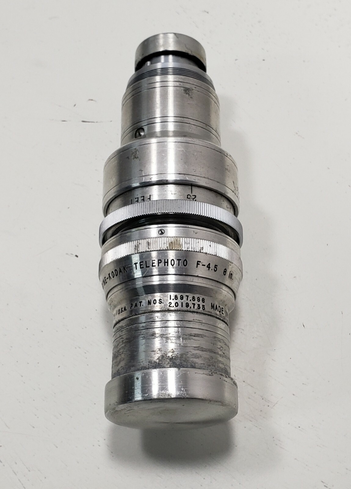 Vintage Cine-Kodak Telephoto F-4.5 6in Lens