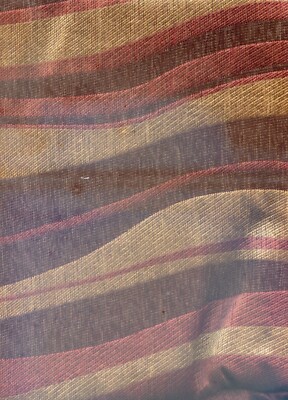 Vintage 90's Rust/Brown Velour Polyester Upholstery Fabric 2.388 Yards