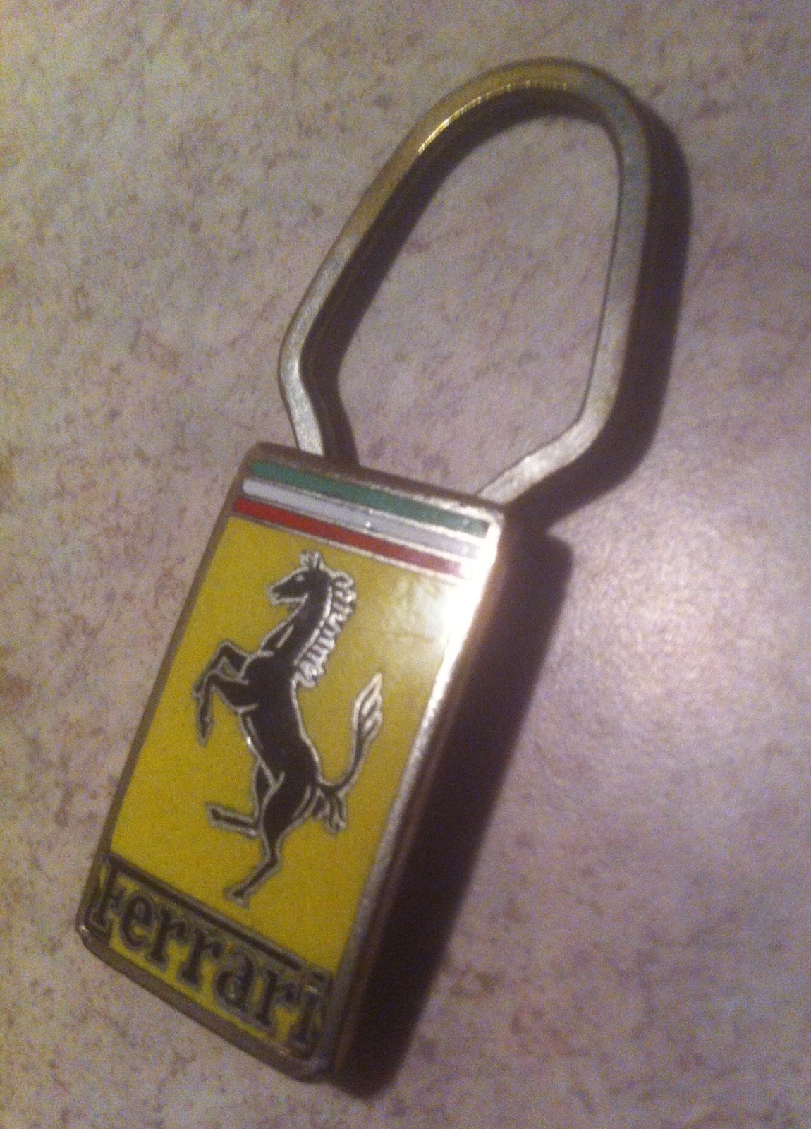 FERRARI OMEA KEY CHAIN RING FOB 250 275 330 365 OEM ORIGINAL AE
