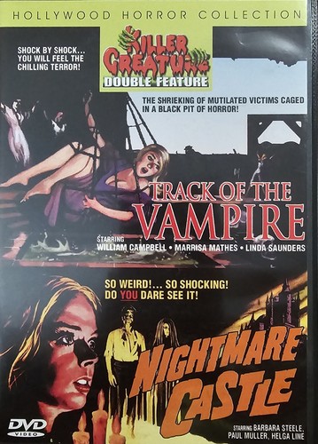Track of the Vampire (1966) Nightmare Castle (1965) DVD