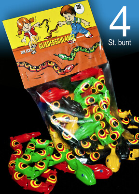 4X las Extremidades de la Serpiente Gelenkschlange Trickschlange Broma Infancia