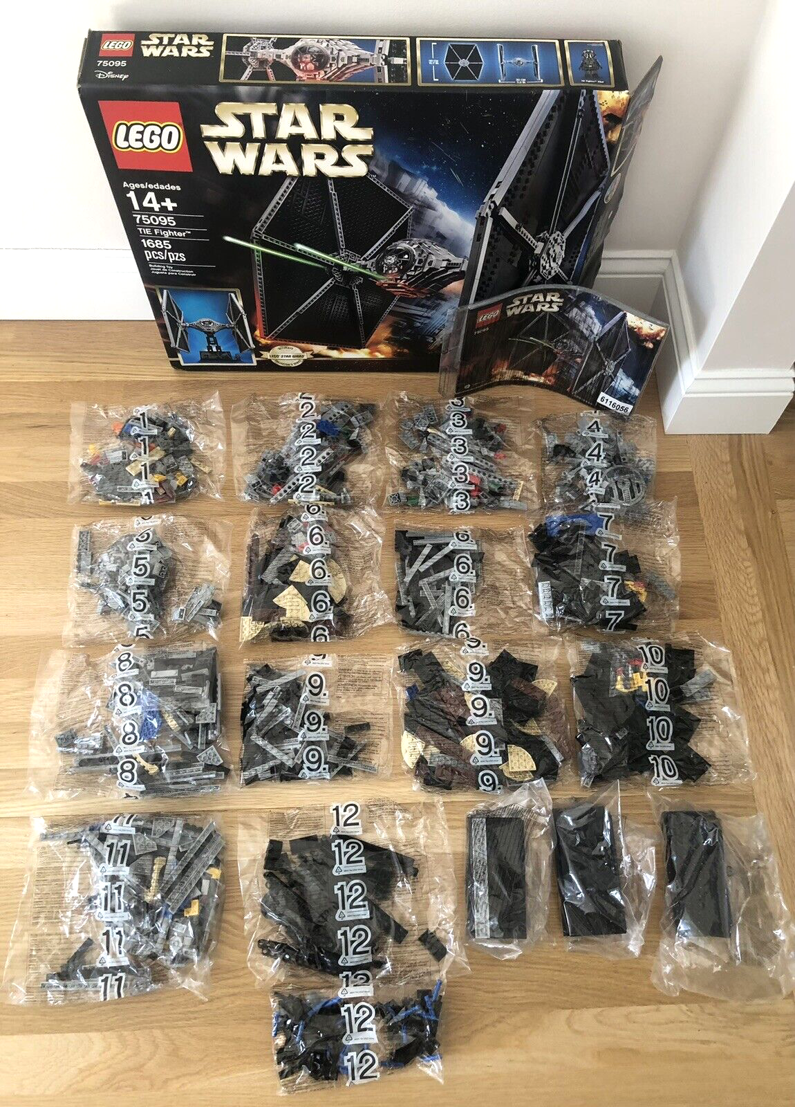 LEGO Star Wars TIE FIGHTER UCS Set #75095 (Sealed Bags LEGO Star Wars TIE FIGHTER UCS Set #75095 (Sealed Bags