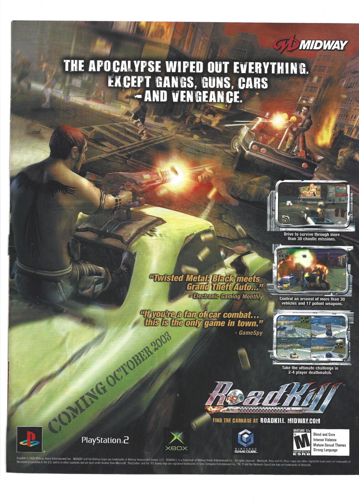 ●CAMPAIGN RECORDS PS2 XBOX GAMECUBE (print ad 2003) 