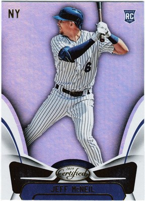 2019 Panini Chronicles Certified #28 Jeff McNeil RC New York Mets (b)